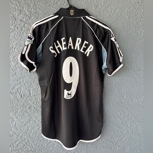 Newcastle Retro Jersey Shearer Black